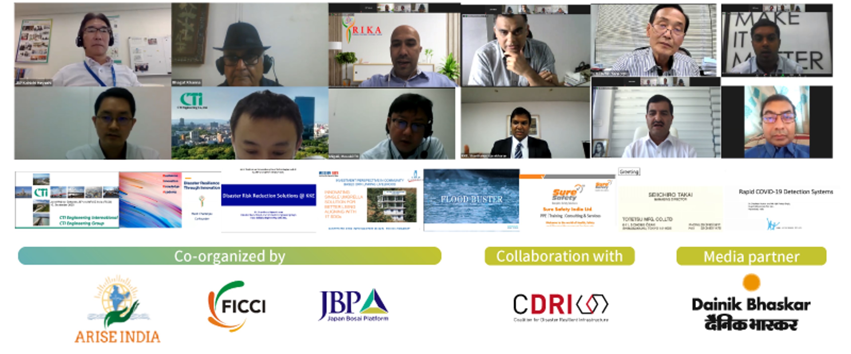 Dr. Ranit Chatterjee presenting RIKA\'s innovations at the joint Webinar by JBP and ARISE